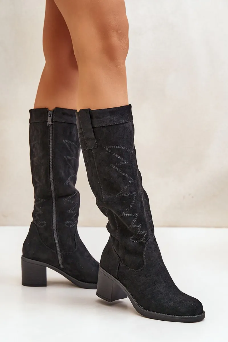 Boutique SPICY Bottes Sexy | Talons Sexy | Bottes à Talons en Suèdine